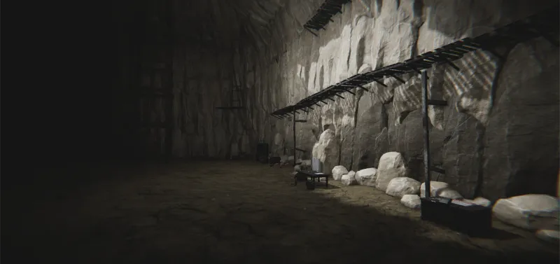 † Úniková hra The Mine ve virtuální realitě pro 2 hráče †
