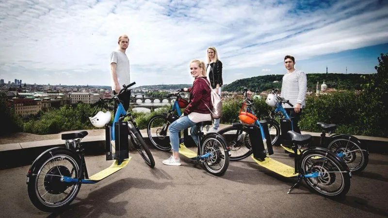 † Panoramatická vyjížďka na elektrokoloběžce pro 2 osoby †