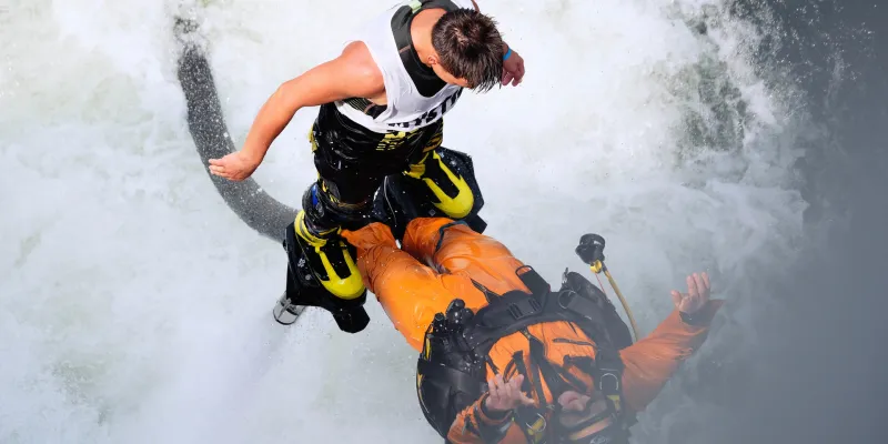 Flyboarding: Tandemové létání