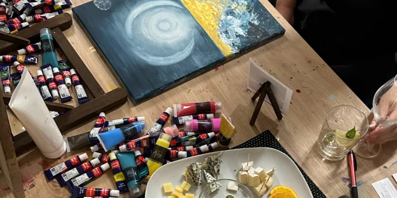 Art-degustace: Zážitkové malování a ochutnávka vína