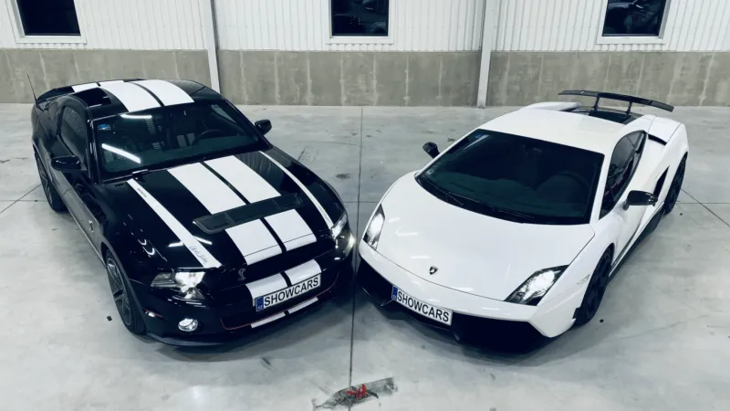 † Lamborghini vs Mustang GT5.0 V8 SHELBY včetně pohonných hmot †
