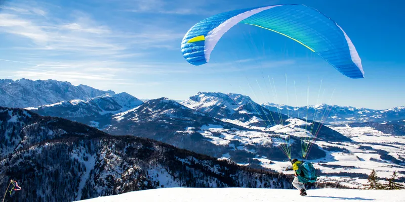 Termický tandem paragliding v Beskydech