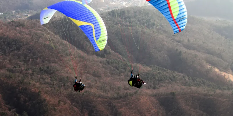 Tandemový paragliding v Beskydech pro dva