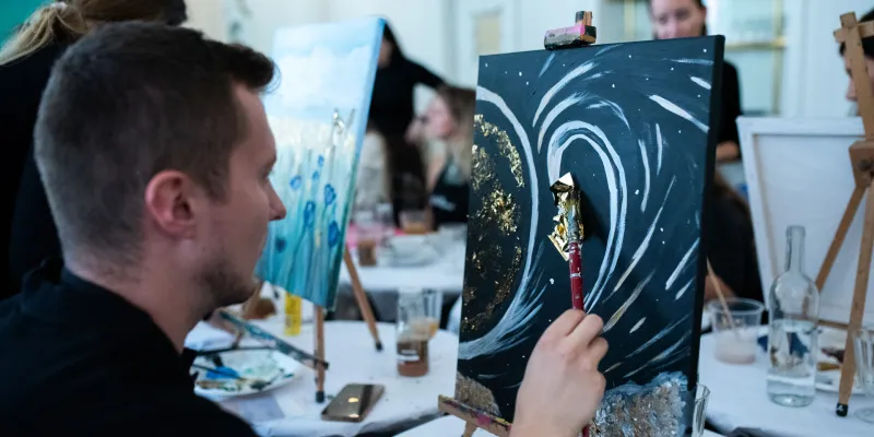 ArtBrunch - malování zlatými plátky a degustační brunch