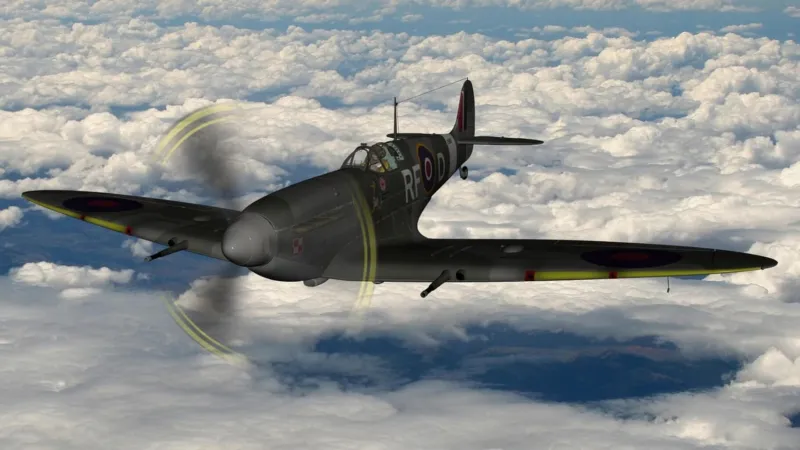 † Pilotem na zkoušku Brno: simulátor letounu Spitfire (15 minut) †
