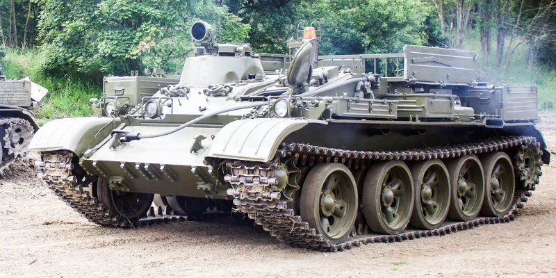 Řízení bojového nebo vyprošťovacího tanku VT-55