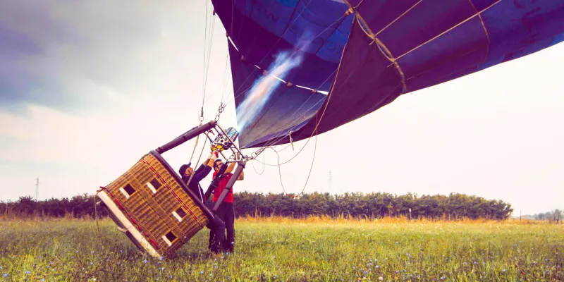 Pilotem balonu na zkoušku