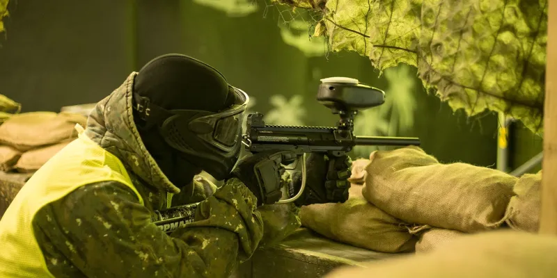 Paintball v unikátním prostoru s neomezenou municí