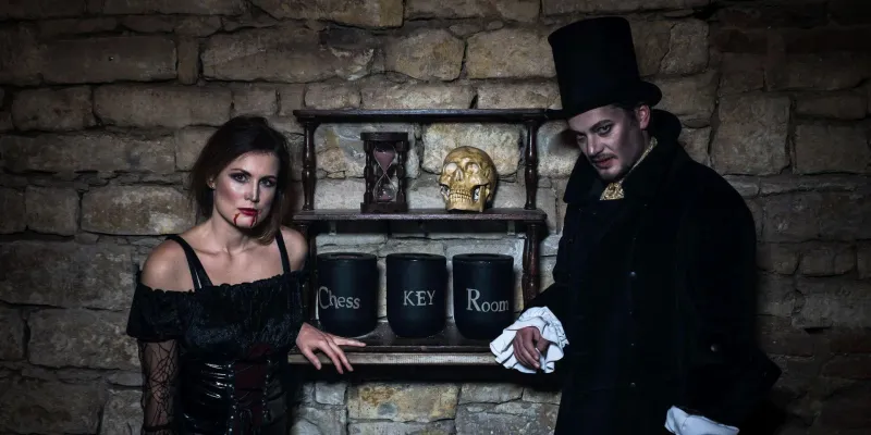 Upíří hrobka: Tajemná úniková hra