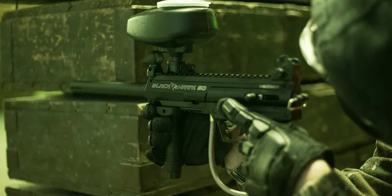 Paintball v unikátním prostoru s neomezenou municí pro 4 osoby